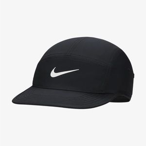Nike Adult Unisex Dri-Fit Fast Cap Black FB5624-010 5 Five Panel Running M/L